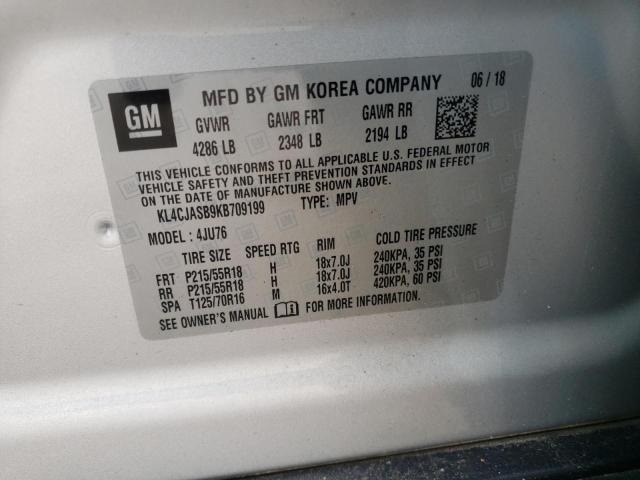 2019 BUICK ENCORE - KL4CJASB9KB709199