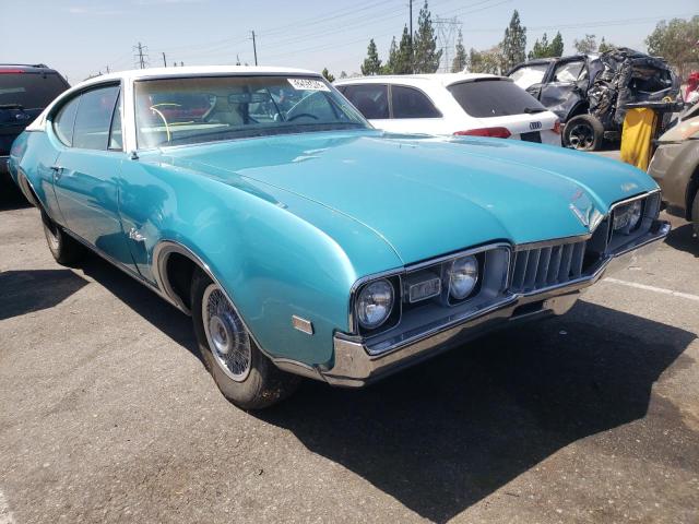 Salvage cars for sale at Rancho Cucamonga, CA auction: 1968 Oldsmobile Cutlass