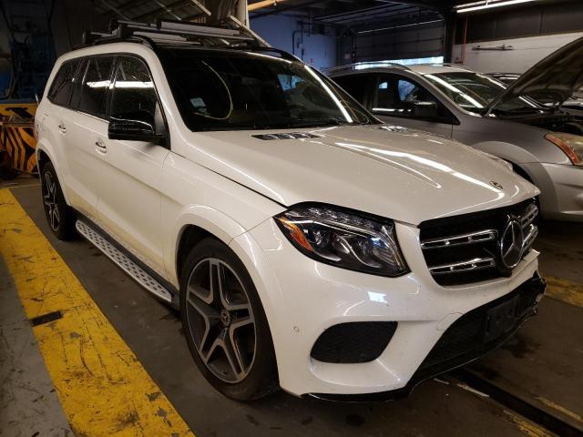 Salvage cars for sale from Copart Wheeling, IL: 2018 Mercedes-Benz GLS 550 4M