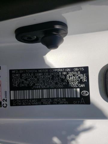 2015 LEXUS RC 350 JTHHE5BC4F5010386