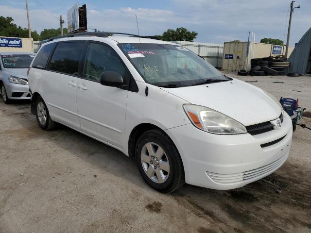 Salvage cars for sale from Copart Wichita, KS: 2004 Toyota Sienna CE