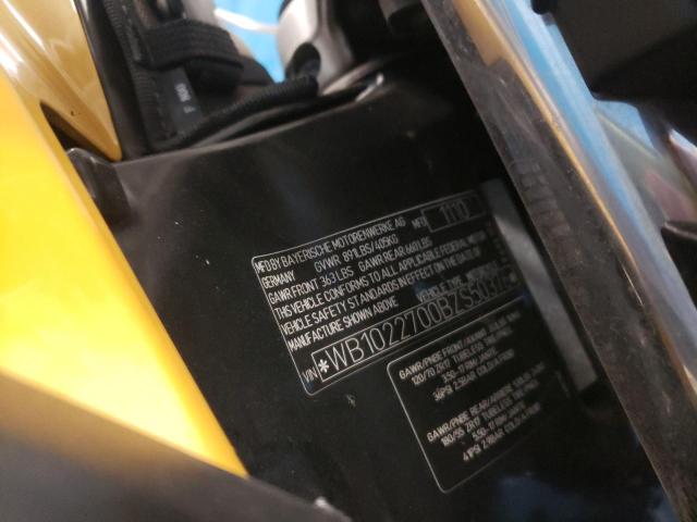 2011 BMW F800 R WB1022700BZS50376