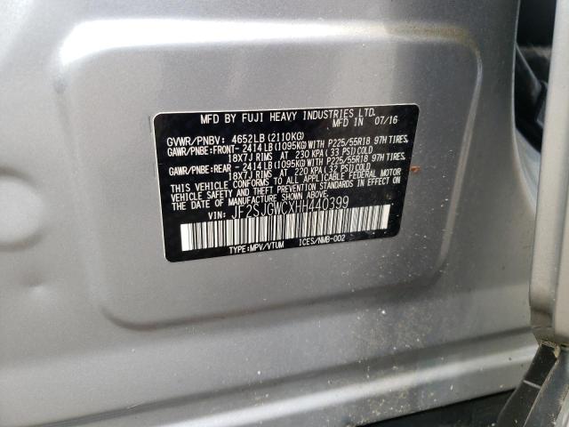 JF2SJGWCXHH440399 Subaru Forester 2.0xt Touring