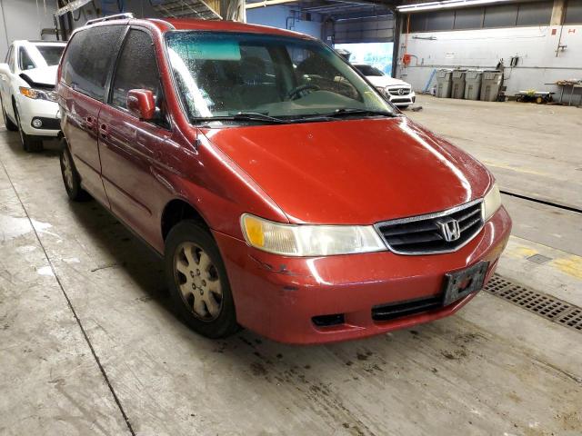Salvage cars for sale from Copart Wheeling, IL: 2003 Honda Odyssey EX