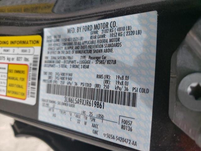 2018 LINCOLN MKZ PREMIE 3LN6L5A9XJR619861
