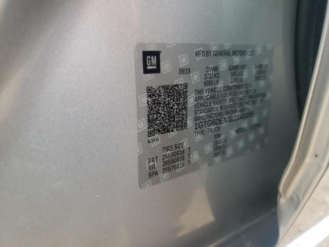 1GTG6DEN1L1141005 GMC Canyon