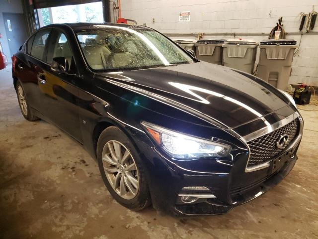 Salvage cars for sale from Copart Wheeling, IL: 2015 Infiniti Q50 Base