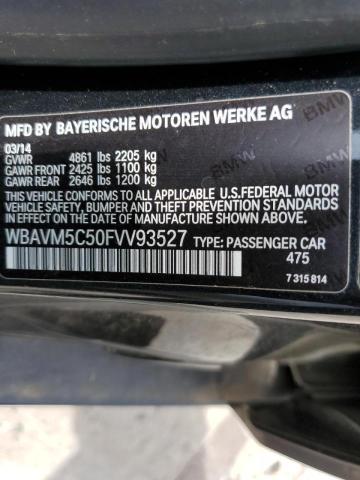 2015 BMW X1 XDRIVE3 WBAVM5C50FVV93527