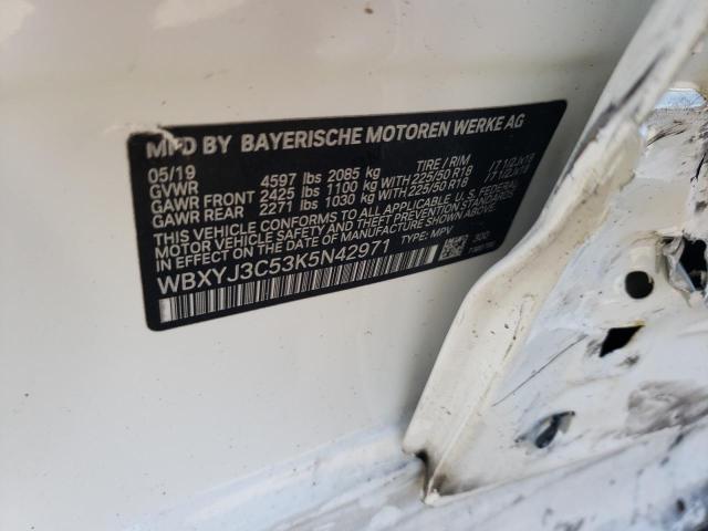 2019 BMW X2 SDRIVE2 WBXYJ3C53K5N42971