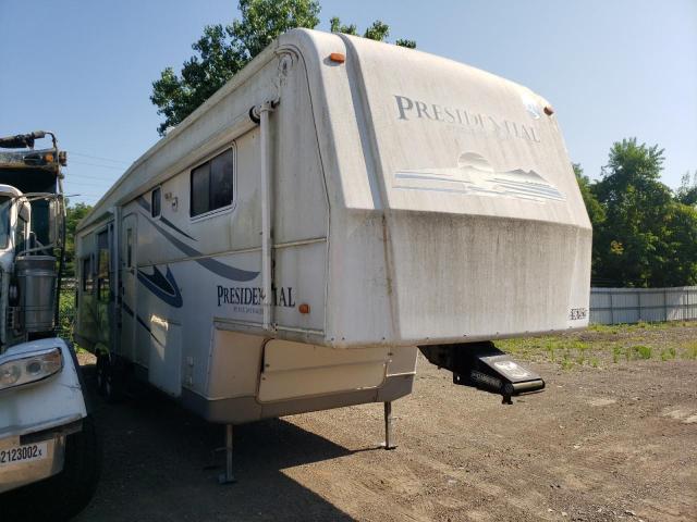 Salvage cars for sale from Copart West Mifflin, PA: 2006 Holiday Rambler 5th Wheel
