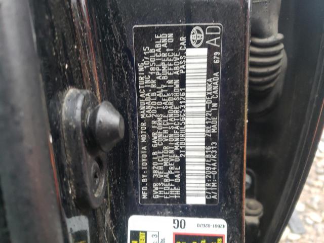 2T1BURHE5GC531261 Toyota COROLLA L