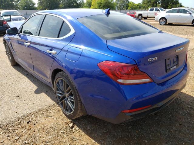 2019 GENESIS G70 ADVANC KMTG64LA7KU031302