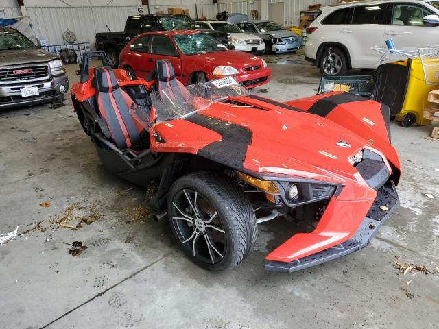 Salvage cars for sale from Copart Mcfarland, WI: 2015 Polaris Slingshot
