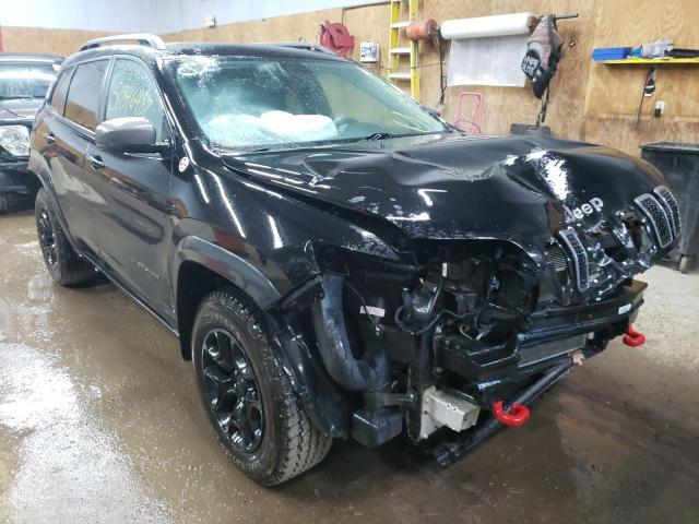 Salvage cars for sale from Copart Kincheloe, MI: 2019 Jeep Cherokee T