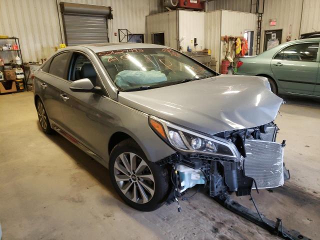 Salvage cars for sale from Copart Lyman, ME: 2016 Hyundai Sonata Sport