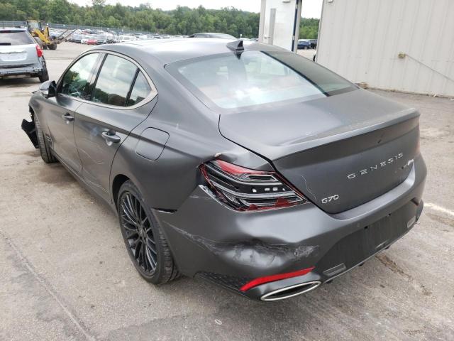 2022 GENESIS G70 LAUNCH KMTG14TE1NU082915