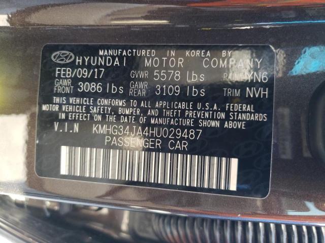 2017 GENESIS G90 PREMIU KMHG34JA4HU029487