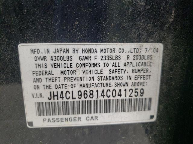 JH4CL96814C041259 Acura TSX