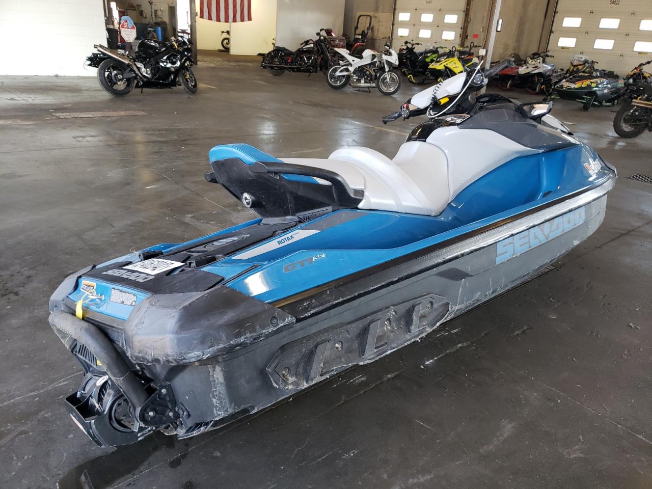 2020 Seadoo GTI SE 130 for sale at Copart Ham Lake, MN Lot 52462