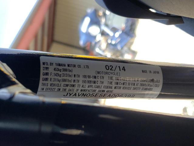 2014 YAMAHA XVS950 CU JYAVN05E5EA006398