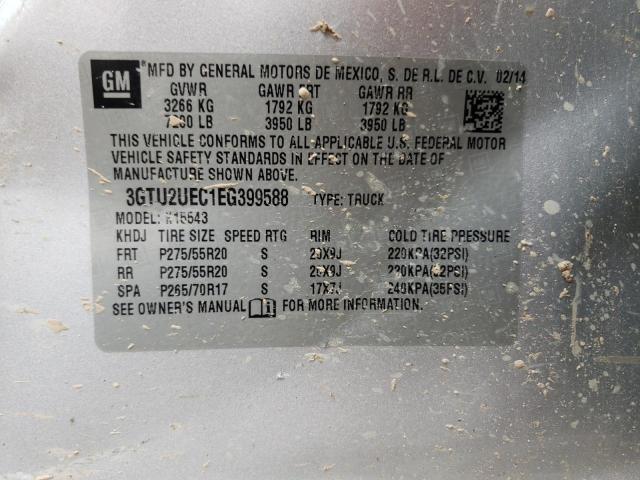 3GTU2UEC1EG399588 GMC Sierra K1500 Sle