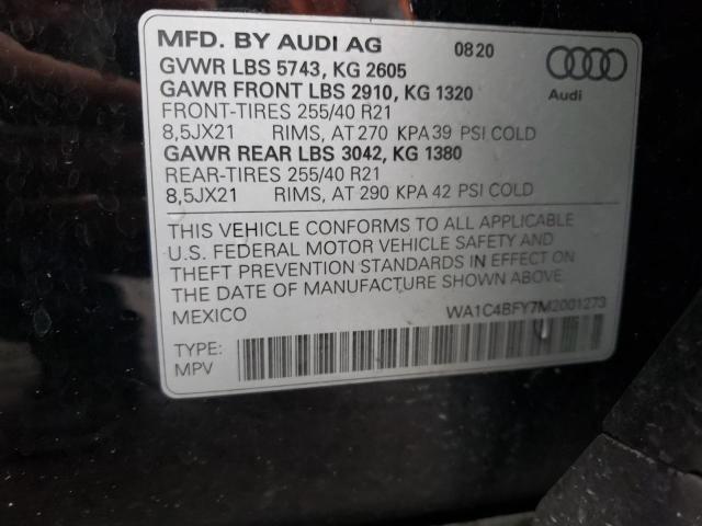 2021 AUDI SQ5 PRESTI WA1C4BFY7M2001273