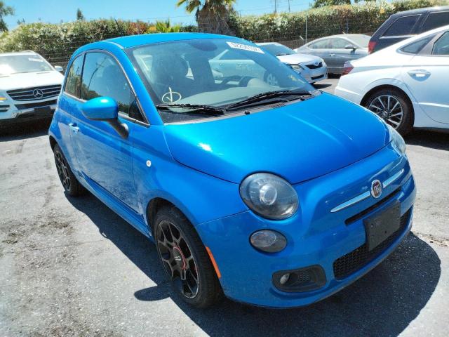 Salvage cars for sale from Copart San Martin, CA: 2015 Fiat 500 Sport