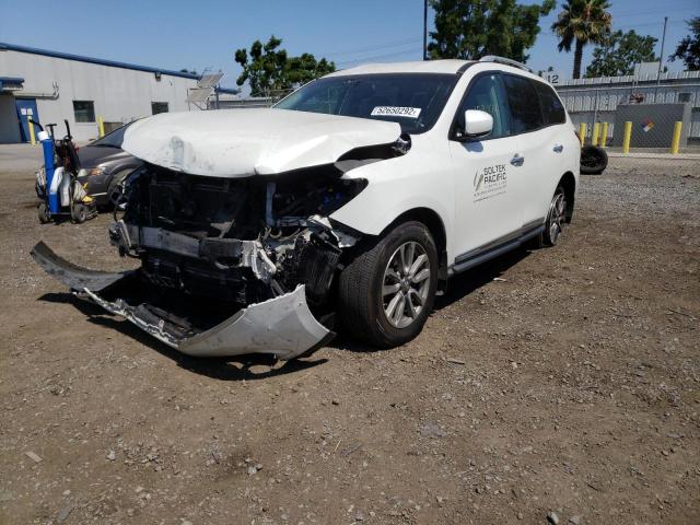 NISSAN PATHFINDER 2015 WHITE Photo 2
