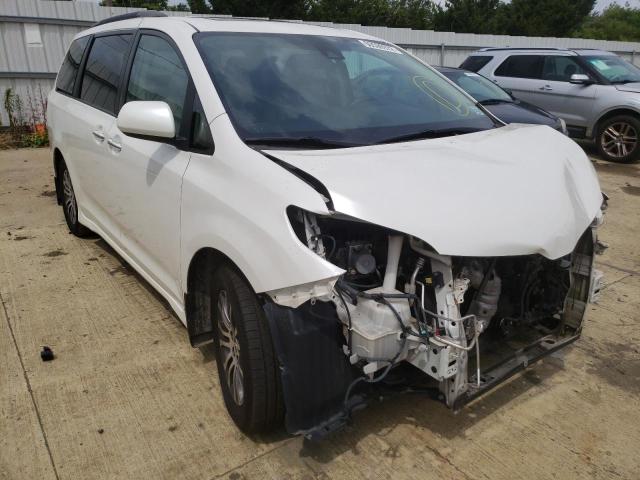Salvage cars for sale from Copart Windsor, NJ: 2018 Toyota Sienna XLE