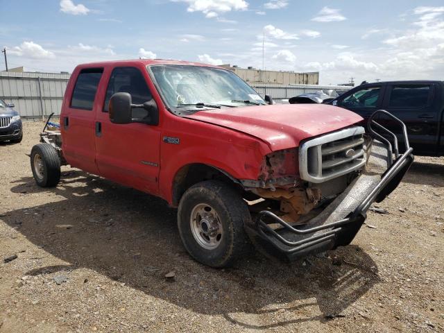 Salvage cars for sale from Copart Mercedes, TX: 2002 Ford F250 Super