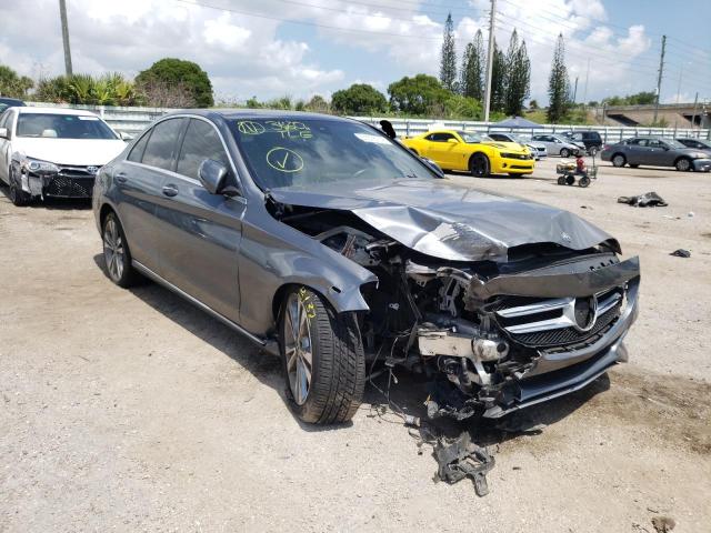 Vehiculos salvage en venta de Copart Miami, FL: 2018 Mercedes-Benz C300