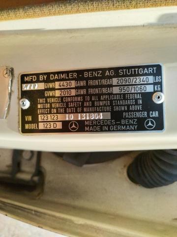 MERCEDES-BENZ 240-CLASS 1979 CREAM Photo 10