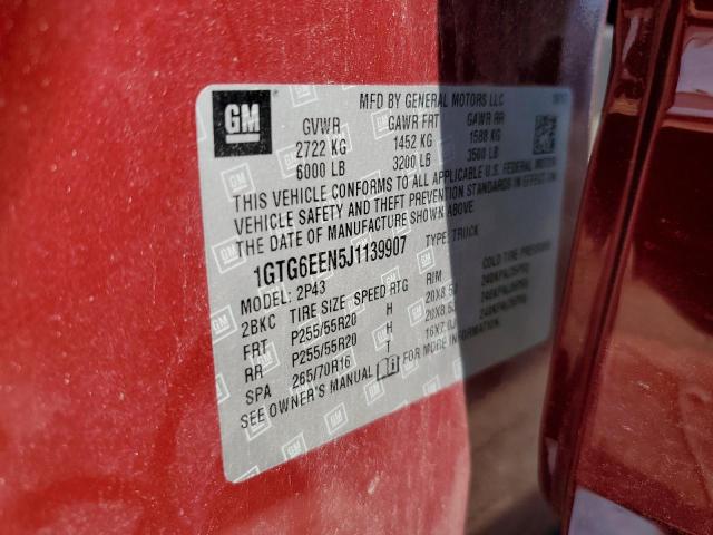 2018 GMC CANYON DEN 1GTG6EEN5J1139907