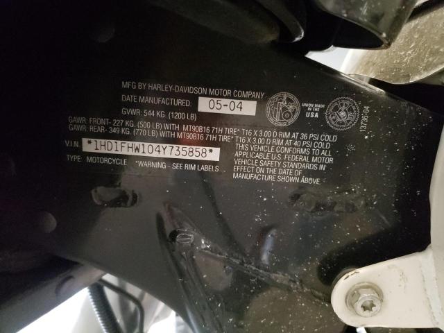 2004 HARLEY-DAVIDSON FLHPI 1HD1FHW104Y735858