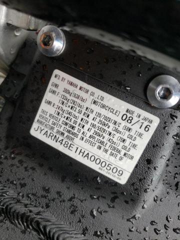 2017 YAMAHA FZ10 JYARN48E1HA000509