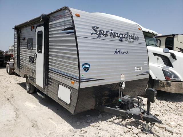 Vehiculos salvage en venta de Copart Grand Prairie, TX: 2018 Keystone Springdale