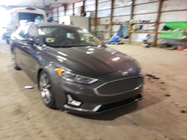 Salvage cars for sale from Copart Columbia Station, OH: 2019 Ford Fusion Titanium