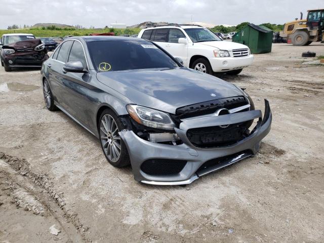 Mercedes-Benz C-Class salvage cars for sale: 2017 Mercedes-Benz C300