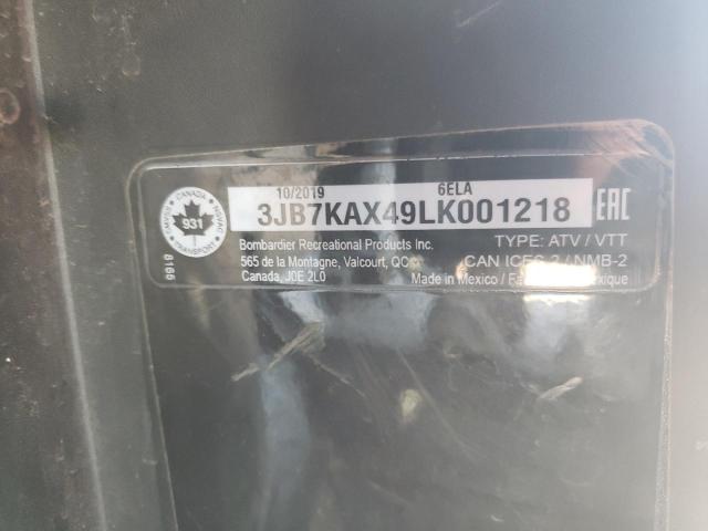 2020 CAN-AM DEFENDER P 3JB7KAX49LK001218