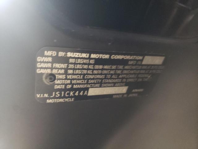 2009 SUZUKI AN400 JS1CK44A392100574