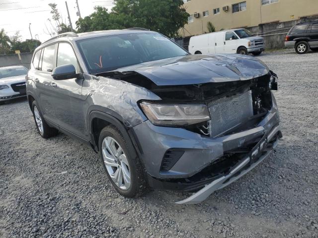 Salvage cars for sale from Copart Opa Locka, FL: 2021 Volkswagen Atlas SE