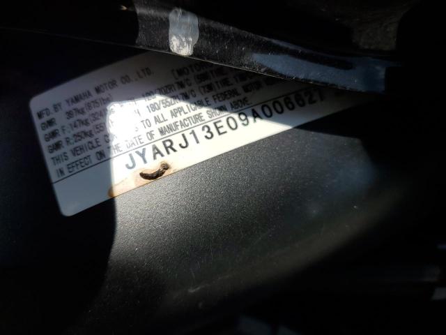 2009 YAMAHA FZ6 SHG JYARJ13E09A006627