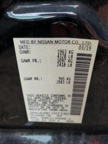1N4BL4CV9KC207590 Nissan ALTIMA SR