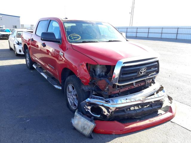 Salvage cars for sale from Copart Fresno, CA: 2011 Toyota Tundra CRE