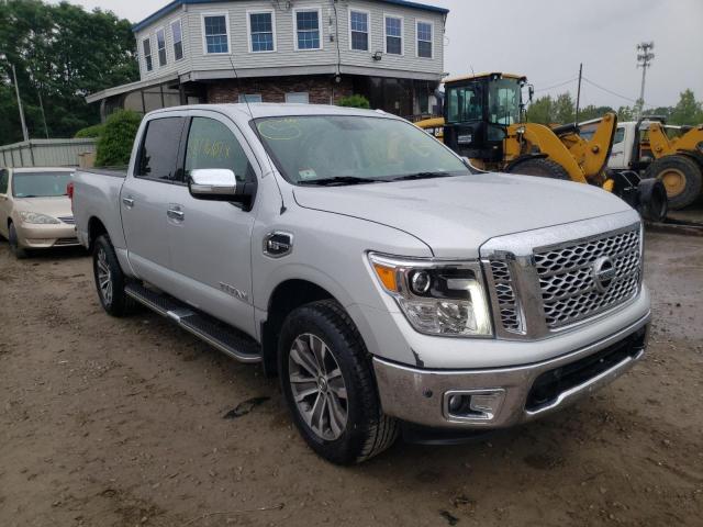 Salvage cars for sale from Copart Billerica, MA: 2017 Nissan Titan SV