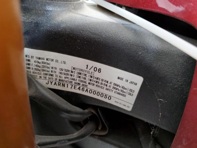 2006 YAMAHA FZ1 S JYARN17E46A000050