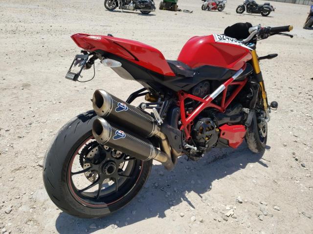 2012 DUCATI STREETFIGH ZDM11BEW5CB008215