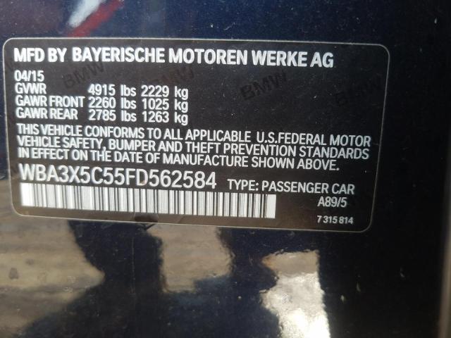 2015 BMW 328 XIGT WBA3X5C55FD562584