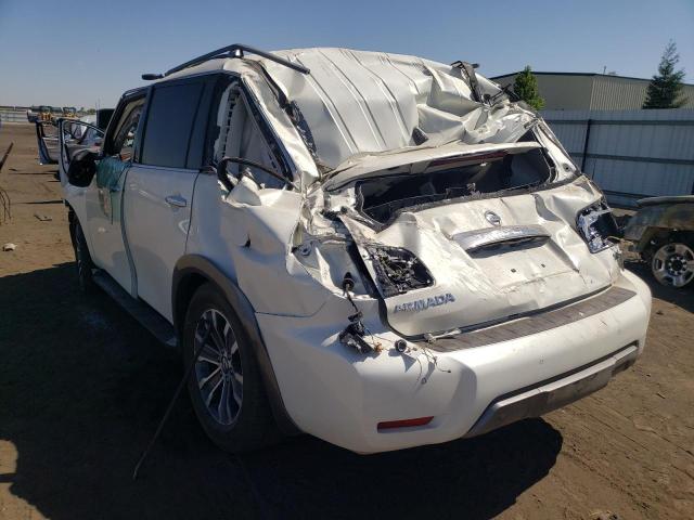 NISSAN ARMADA 2019 WHITE Photo 3