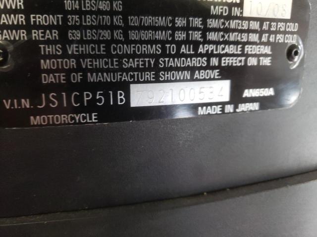 2009 SUZUKI AN650 A JS1CP51B792100534